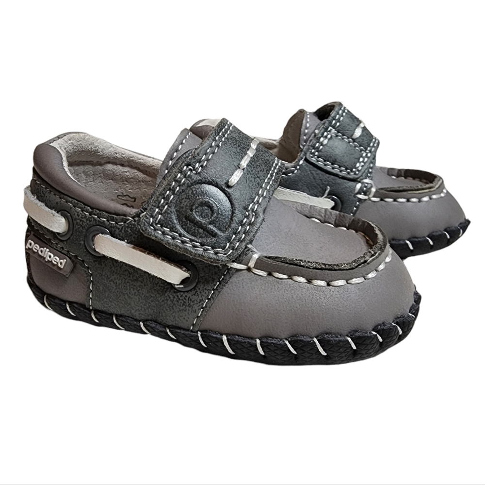 Pediped Grey Baby Shoes Size 0-6 Months